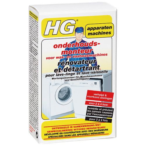 Hg Was- En Vaatwasmachine Reiniger En Ontkalker 200gr